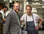 Mattias Kroon och Björn Frantzén är initiativtagare till projektet Exceptionell råvara. Foto: Erik Olsson