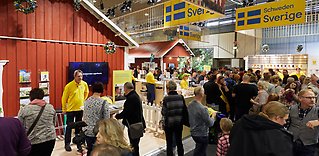 Sveriges monter på mässan Grüne Woche i Berlin.
