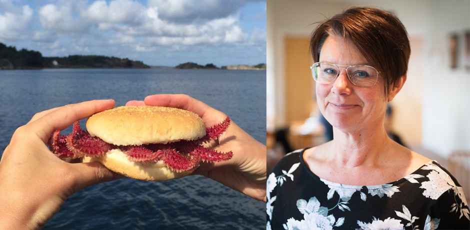 Mat från havet och projektledare Susanne Lindegarth